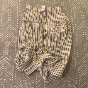 American Eagle stripped midi skirt